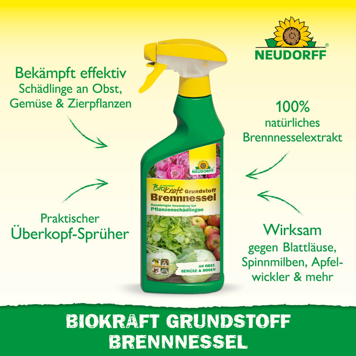 Neudorff BioKraft matière première ortie - puissance d'argent