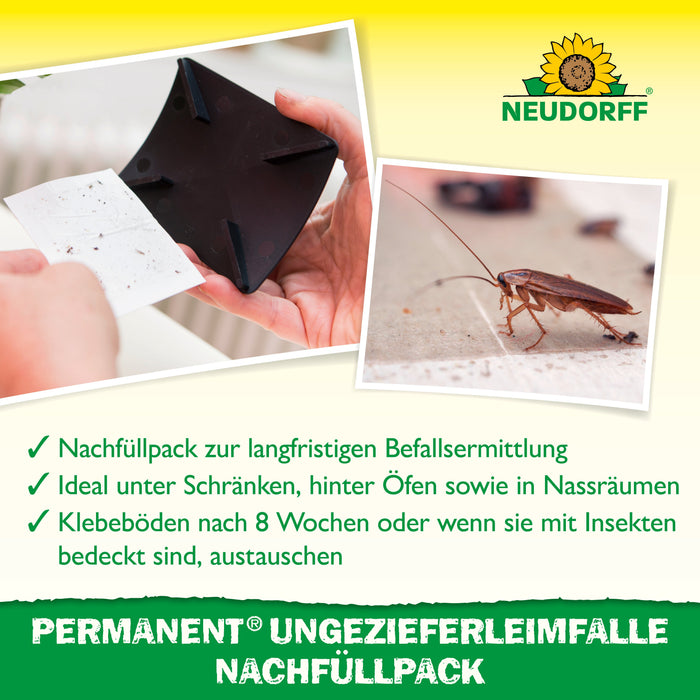Pack de recharge de piège à colle permanent Neudorff - Silberkraft