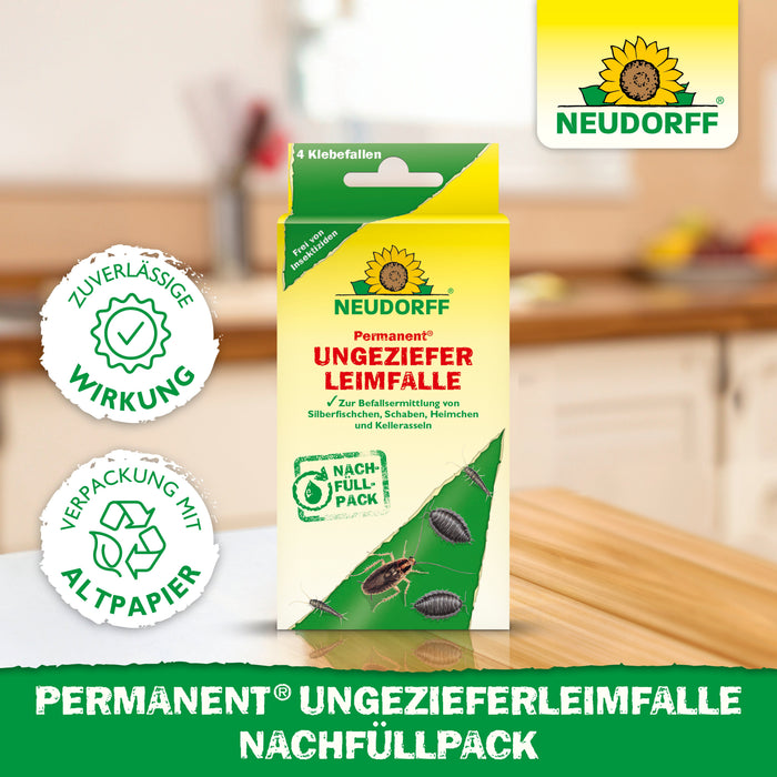 Pack de recharge de piège à colle permanent Neudorff - Silberkraft