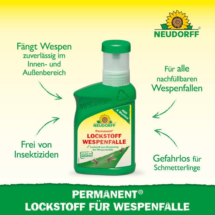 Piège à guêpes à attractif permanent Neudorff - Silberkraft