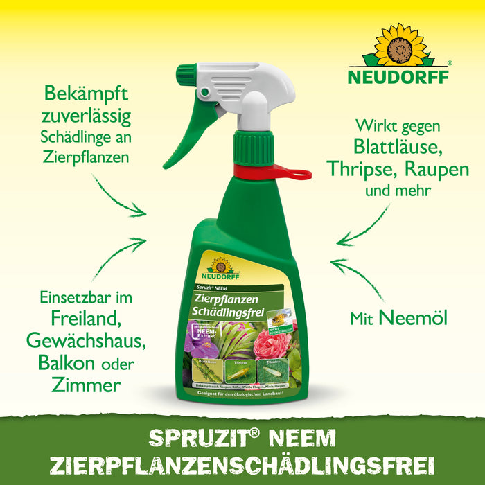 Plantes ornementales Neudorff Spruzit NEEM, sans parasites - Silberkraft