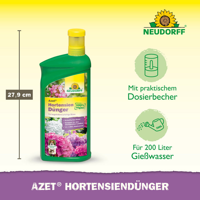 Engrais pour hortensias Neudorff Azet (solide) - Silberkraft