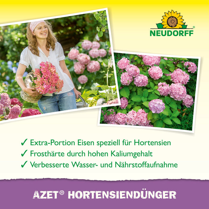 Engrais pour hortensias Neudorff Azet (solide) - Silberkraft