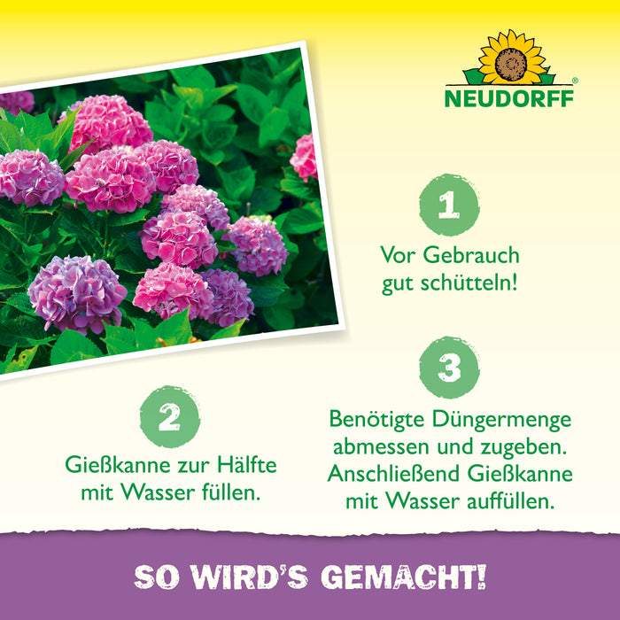 Engrais pour hortensias Neudorff Azet (solide) - Silberkraft