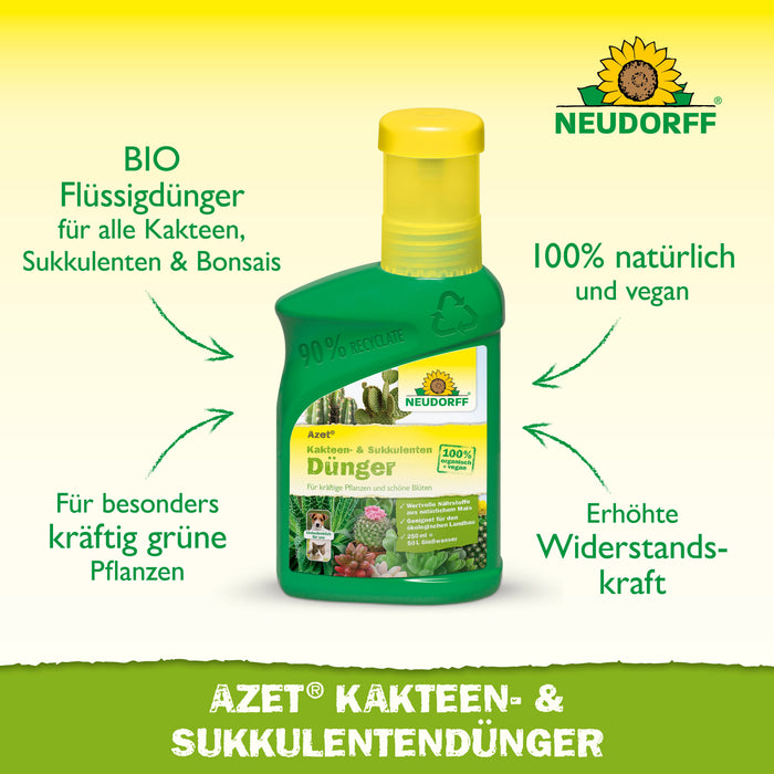 Neudorff Azet Engrais pour cactus et plantes succulentes - Silberkraft