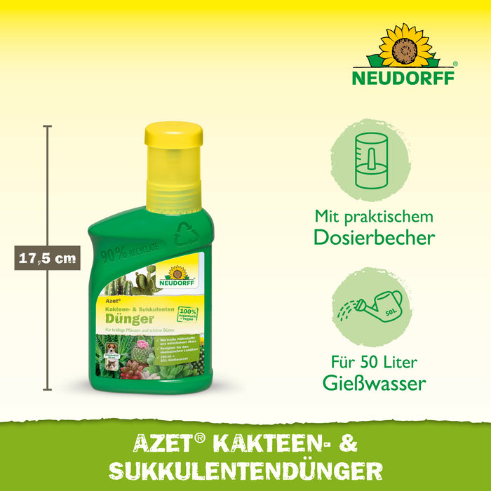 Neudorff Azet Engrais pour cactus et plantes succulentes - Silberkraft