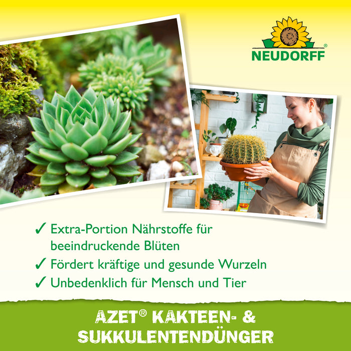 Neudorff Azet Engrais pour cactus et plantes succulentes - Silberkraft