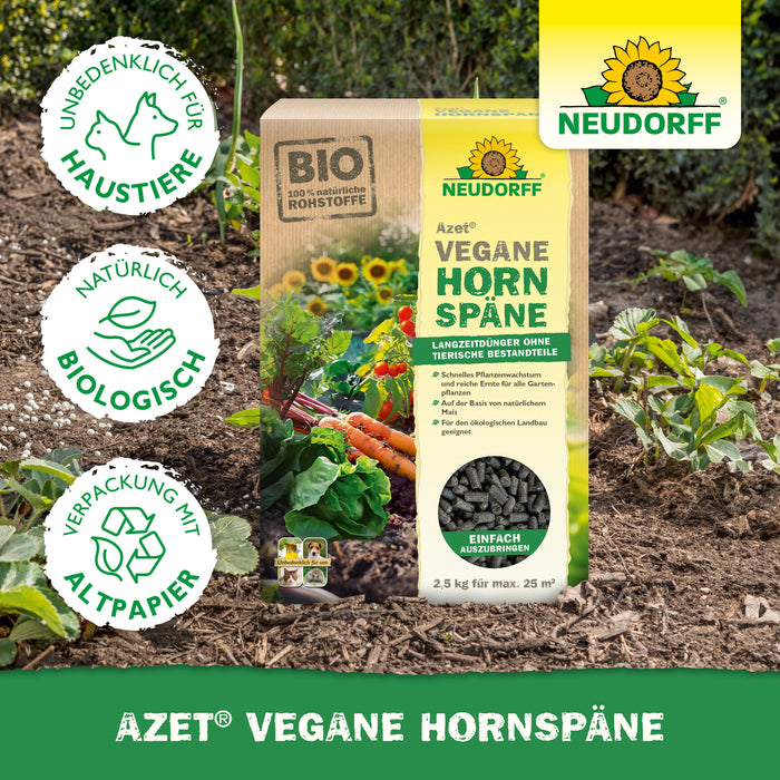 Copeaux de corne végétaliens Neudorff Azet - Silberkraft