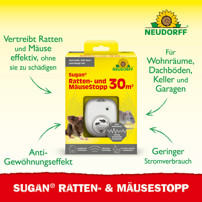 Arrêt pour rats et souris Neudorff Sugan - Silberkraft