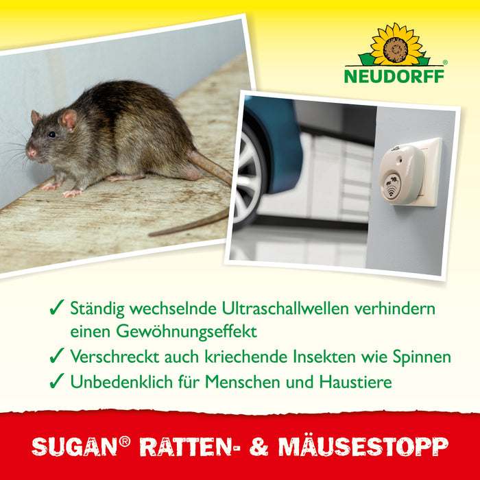 Arrêt pour rats et souris Neudorff Sugan - Silberkraft