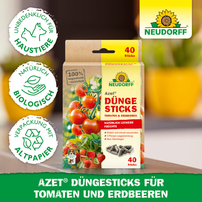 Neudorff Azet bâtons d'engrais pour tomates et - Silberkraft