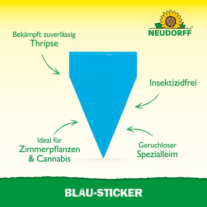 Autocollant bleu Neudorff - Silberkraft