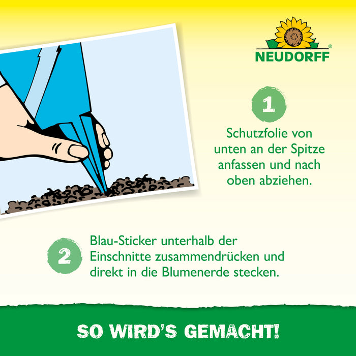 Autocollant bleu Neudorff - Silberkraft