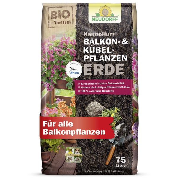 Neudorff NeudoHum Terreau pour balcon et plantes en pot - Silberkraft