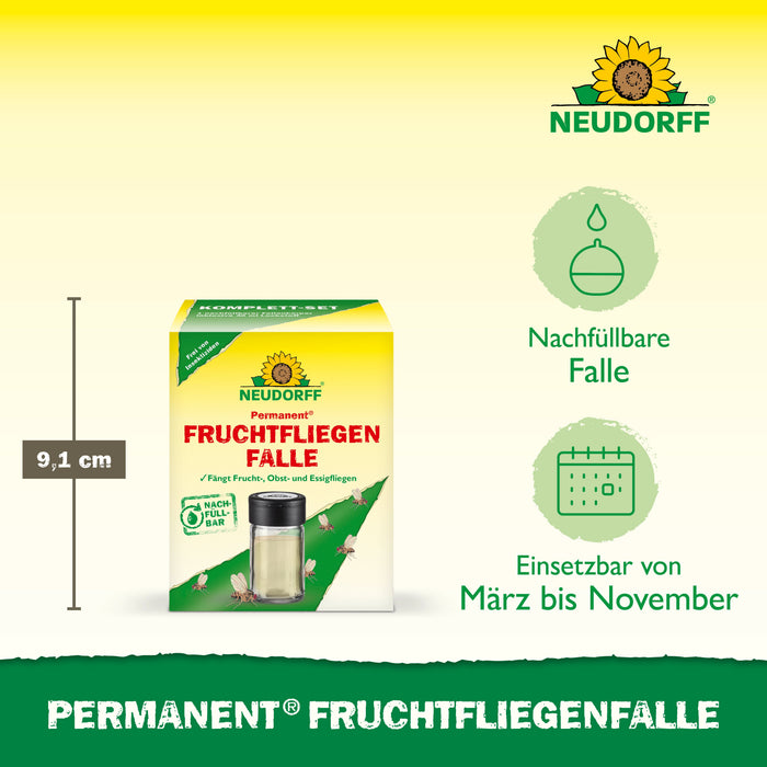 Piège permanent à mouches des fruits Neudorff - Silberkraft