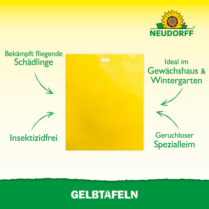 Assiettes jaunes Neudorff (grand format) - puissance argent
