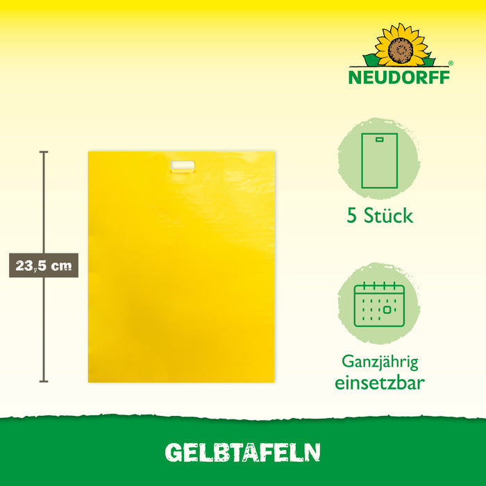 Assiettes jaunes Neudorff (grand format) - puissance argent