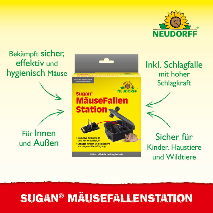 Station de piège à souris Neudorff Sugan - Silberkraft