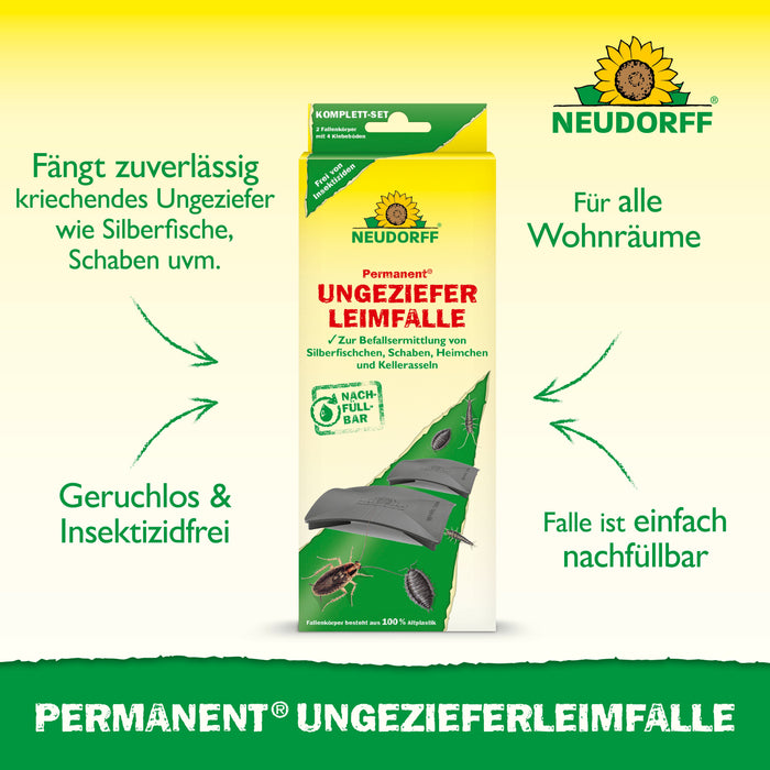 Piège à colle permanent à vermine Neudorff - Silberkraft