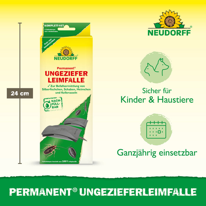 Piège à colle permanent à vermine Neudorff - Silberkraft