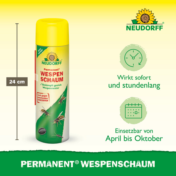 Mousse de guêpe permanente Neudorff - Silver Power