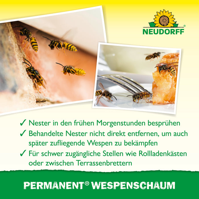 Mousse de guêpe permanente Neudorff - Silver Power