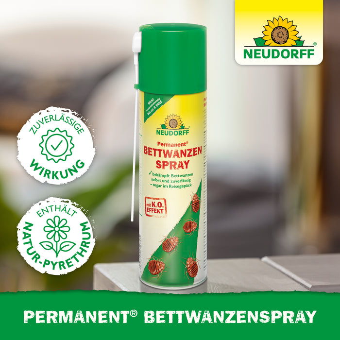 Spray anti-punaises de lit permanent
