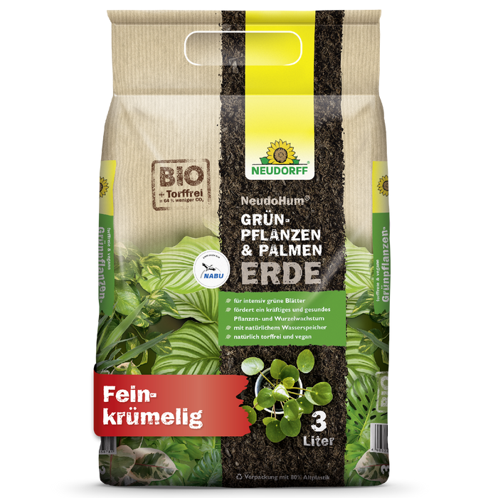 Neudorff NeudoHum Terreau pour plantes vertes et palmiers - Silberkraft