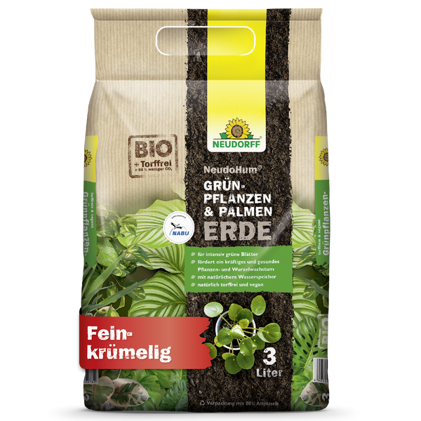 Neudorff NeudoHum Terreau pour plantes vertes et palmiers - Silberkraft