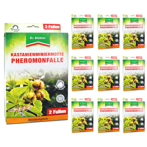 Effektive Pheromon-Falle gegen Kastanienminiermotten - Silberkraft