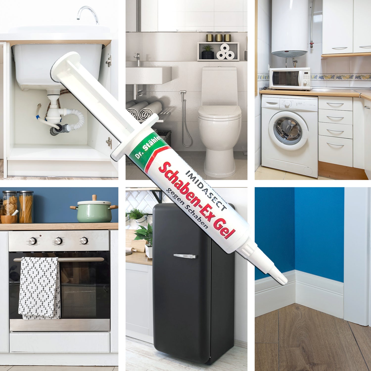 Gel anti-blattes Cockroach-Ex efficace contre les infestations de cafards | Anti-blattes