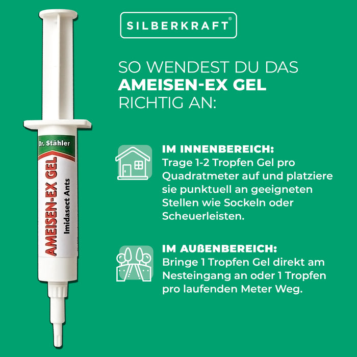 Ant-Ex Gel : Solution immédiate contre les infestations de fourmis en intérieur et en extérieur