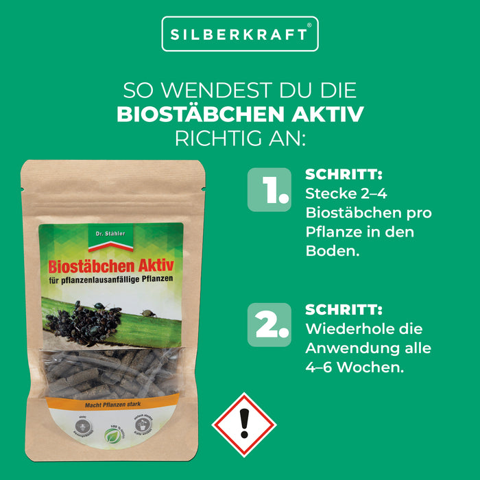 Biostäbchen Aktiv : Fortifiant végétal très efficace pour des plantes vitales et résistantes