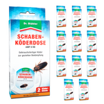 Boîte à appâts pour blattes pour usage intérieur contre la blatte germanique, la blatte commune et la blatte américaine - Silberkraft