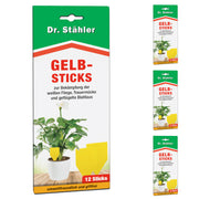 Bâtonnets jaunes efficaces pour lutter contre les insectes volants comme les aleurodes, les moucherons fongiques et les pucerons