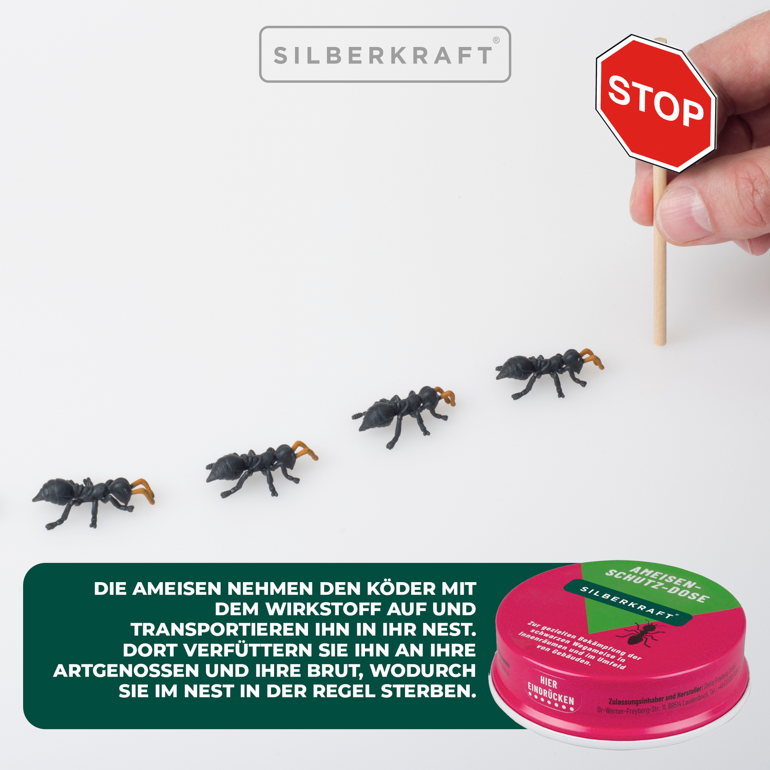 Boîte à appâts Ant-Ex, 2 pièces