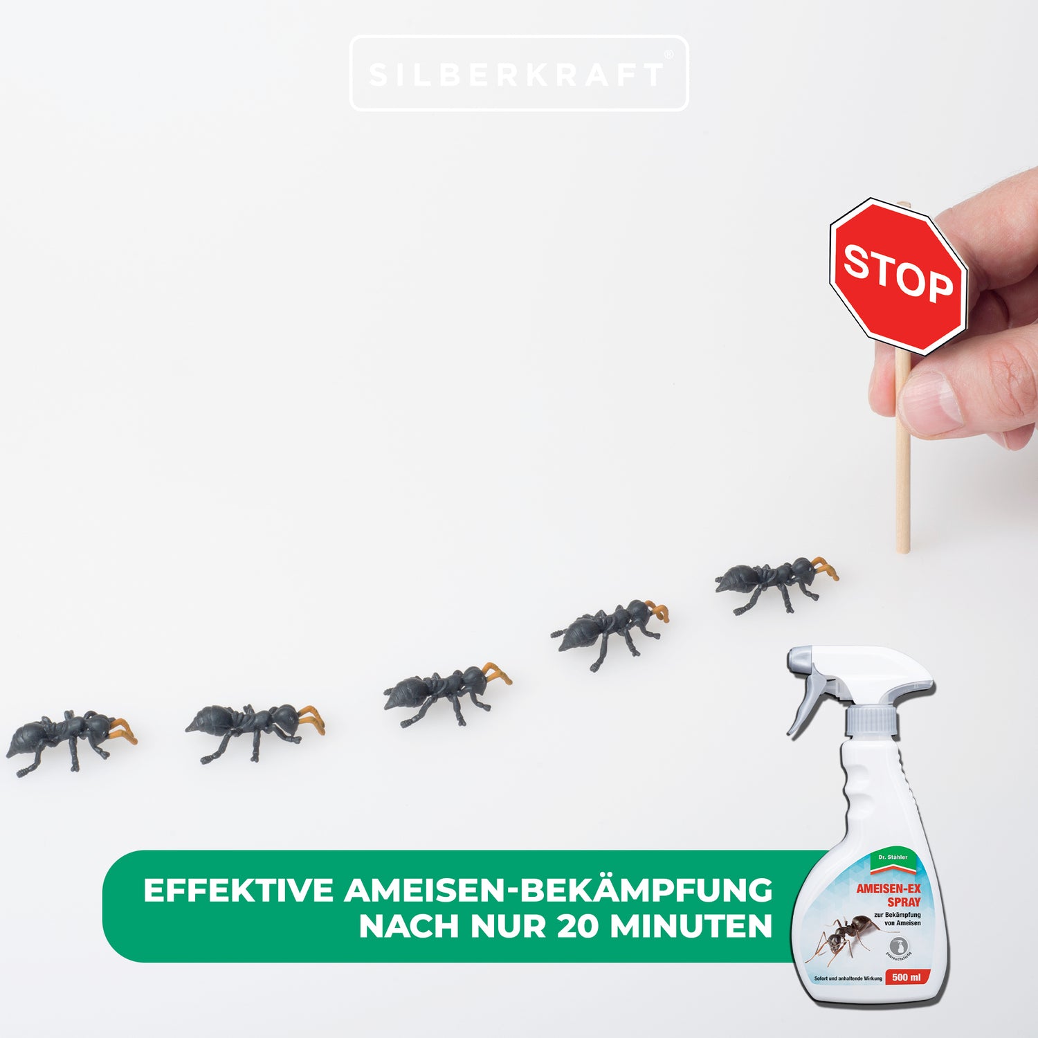Spray anti-ex très efficace contre une variété d'insectes tels que les fourmis et les cloportes