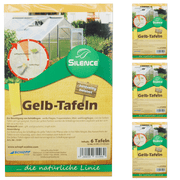 Panneaux jaunes Silence : Solution efficace contre les aleurodes, les moucherons des champignons, les mouches des fruits et du vinaigre