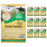 Panneaux jaunes Silence (grands) : Surveillance optimale contre les aleurodes, les moucherons fongiques et les pucerons