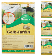 Panneaux jaunes Silence (grands) : Surveillance optimale contre les aleurodes, les moucherons fongiques et les pucerons