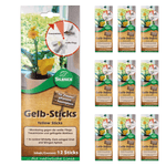 Silence Yellow Sticks : Surveillance efficace contre les aleurodes, les moucherons fongiques et les pucerons - Silberkraft