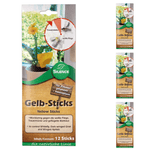 Silence Yellow Sticks : Surveillance efficace contre les aleurodes, les moucherons fongiques et les pucerons - Silberkraft
