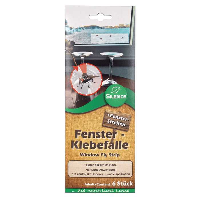 Piège adhésif pour fenêtre Silence : Piège à mouches efficace pour les fenêtres à l'aspect transparent