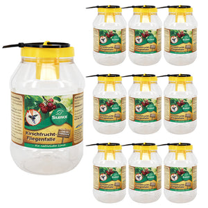 Silence Kirschfruchtfliegenfalle: Ideal zum Abfangen von Fruchtfliegen - Silberkraft