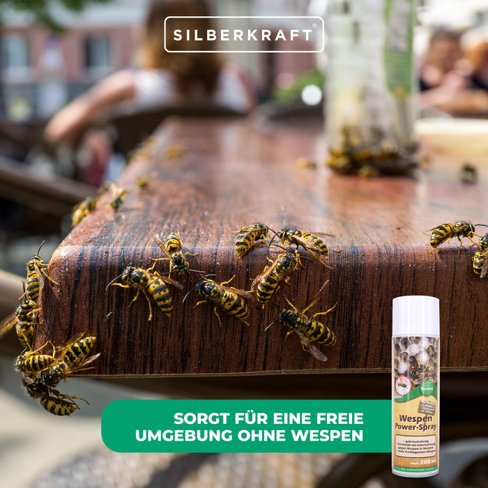 Silence Wasp Power Spray : Spray anti-insectes prêt à l'emploi à effet immédiat