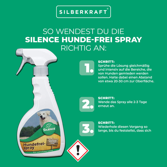 Spray Silence dog-free : dissuasif contre les chiens
