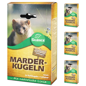 Silence Marder-Duftkugeln: Effektiver Langzeitschutz vor Marderschäden am Auto - Silberkraft