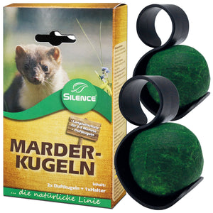 Silence Marder-Duftkugeln: Effektiver Langzeitschutz vor Marderschäden am Auto - Silberkraft
