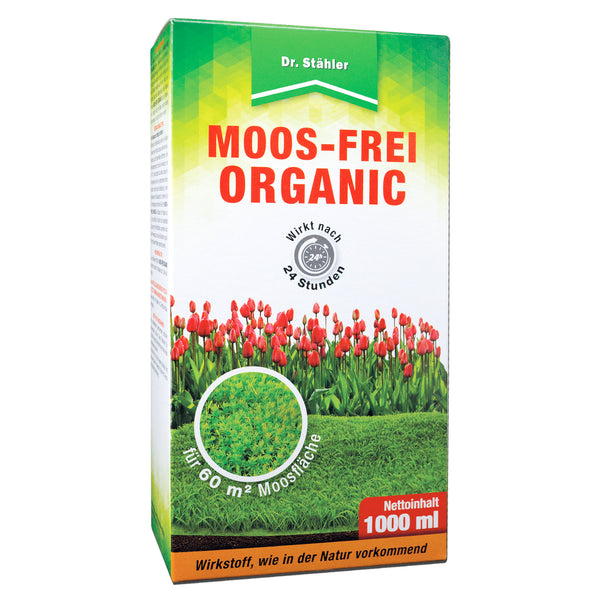 Moss-Free Organic : Démousse très efficace pour une pelouse verte et parfaite - Silberkraft