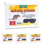 Dépôt d'appâts pour souris avec piège à pression pour la maison et le jardin - Silberkraft